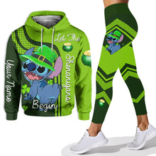 Load image into Gallery viewer, Personalized St. Patrick's Day Hoodie and Leggings Set for Families
