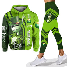 Load image into Gallery viewer, Personalized St. Patrick's Day Hoodie &amp; Leggings Set for Adults
