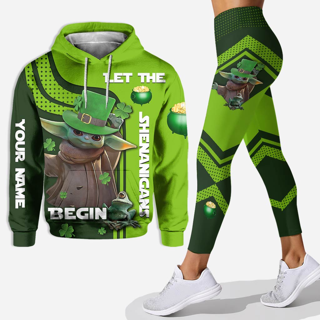 Personalized St. Patrick's Day Hoodie & Leggings Set for Fun