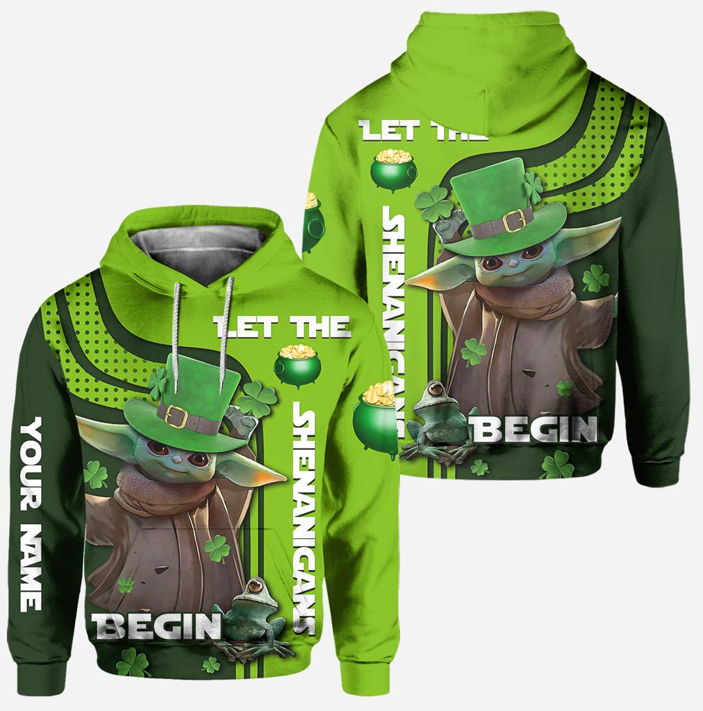 Personalized St. Patrick's Day Hoodie & Leggings Set for Fun