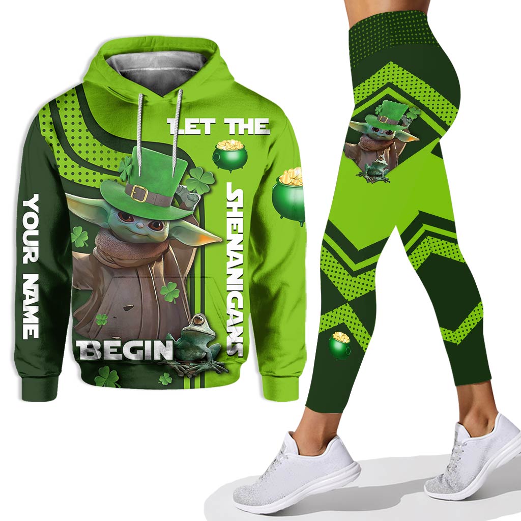 Personalized St. Patrick's Day Hoodie & Leggings Set for Fun