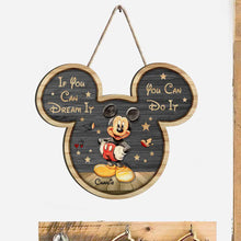 Load image into Gallery viewer, Personalized Mickey Mouse Wood Sign Custom Name Gift for Kids
