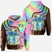 Load image into Gallery viewer, Personalized Hoodie and Leggings Set Custom Name Gift for Mom

