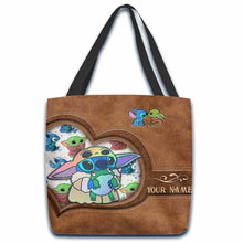 Load image into Gallery viewer, Personalized Cute Cartoon Tote Bag Custom Name Gift for Mom
