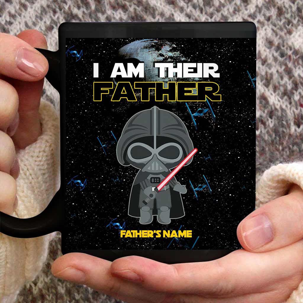 Personalized Star Wars Mug Gift for Dad Custom Names Father's Day
