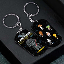 Load image into Gallery viewer, Personalized Stainless Steel Keychain I'm Their Father Gift for Dad
