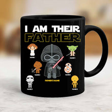 Load image into Gallery viewer, Personalized Star Wars Mug Custom Family Names Gift for Dad
