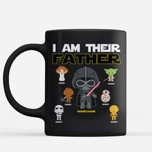 Load image into Gallery viewer, Personalized Star Wars Mug Custom Family Names Gift for Dad
