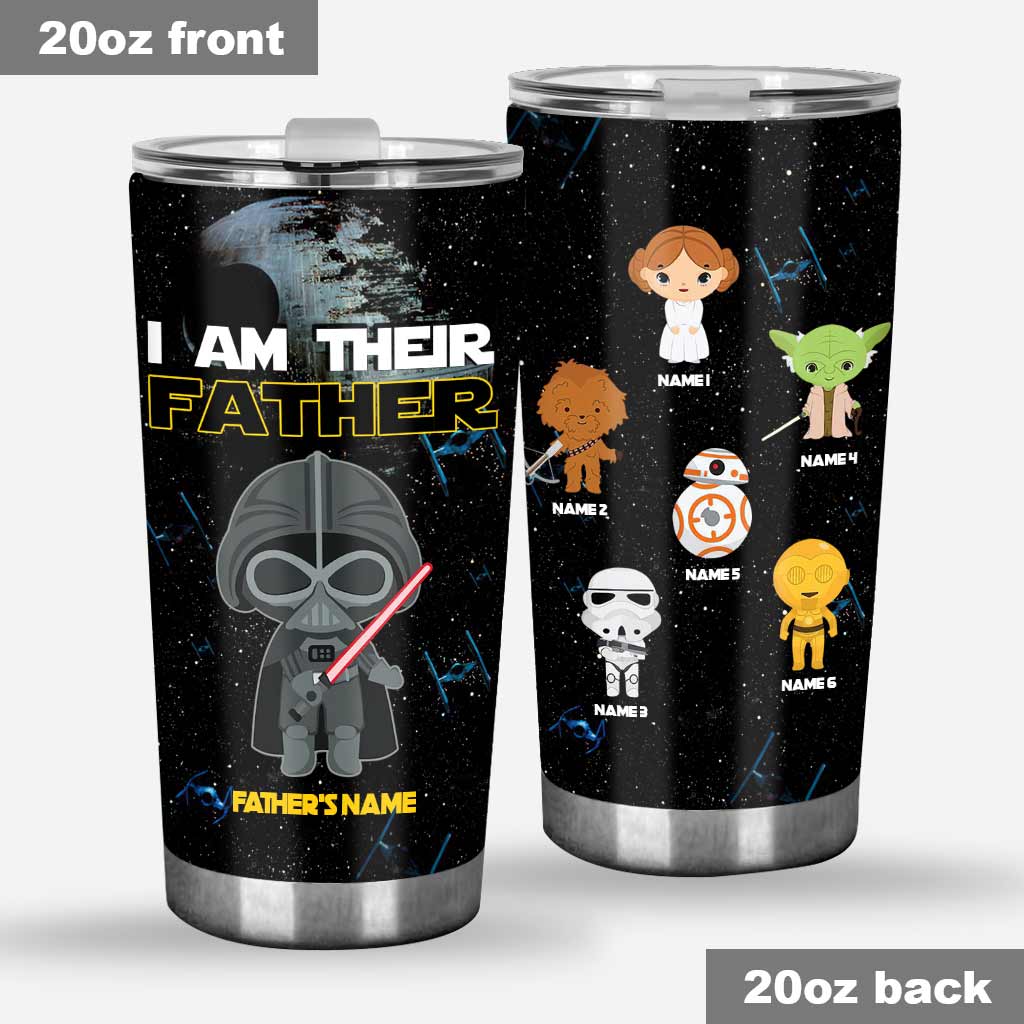 Personalized Star Wars Tumbler Custom Name Gift for Dad
