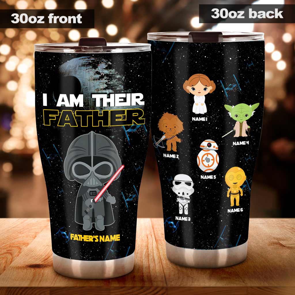 Personalized Star Wars Tumbler Custom Name Gift for Dad
