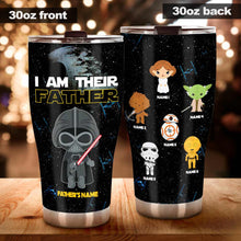 Load image into Gallery viewer, Personalized Star Wars Tumbler Custom Name Gift for Dad
