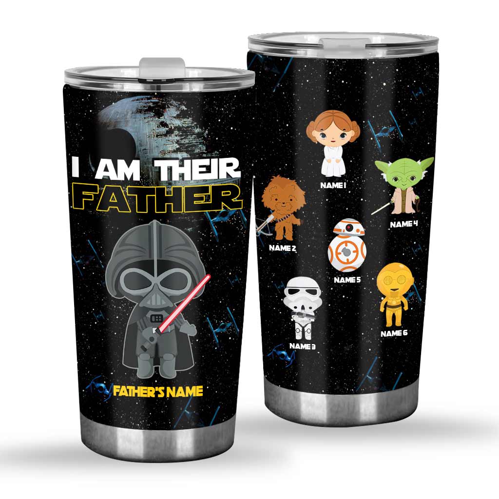 Personalized Star Wars Tumbler Custom Name Gift for Dad