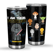 Load image into Gallery viewer, Personalized Star Wars Tumbler Custom Name Gift for Dad
