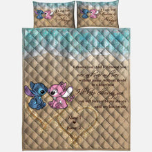 Load image into Gallery viewer, Personalized Ohana Quilt Set Custom Name Gift for Couples
