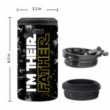 Load image into Gallery viewer, Personalized Stainless Steel Can Cooler I'm Their Father Gift
