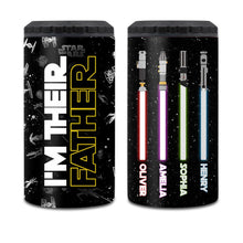 Load image into Gallery viewer, Personalized Stainless Steel Can Cooler I'm Their Father Gift
