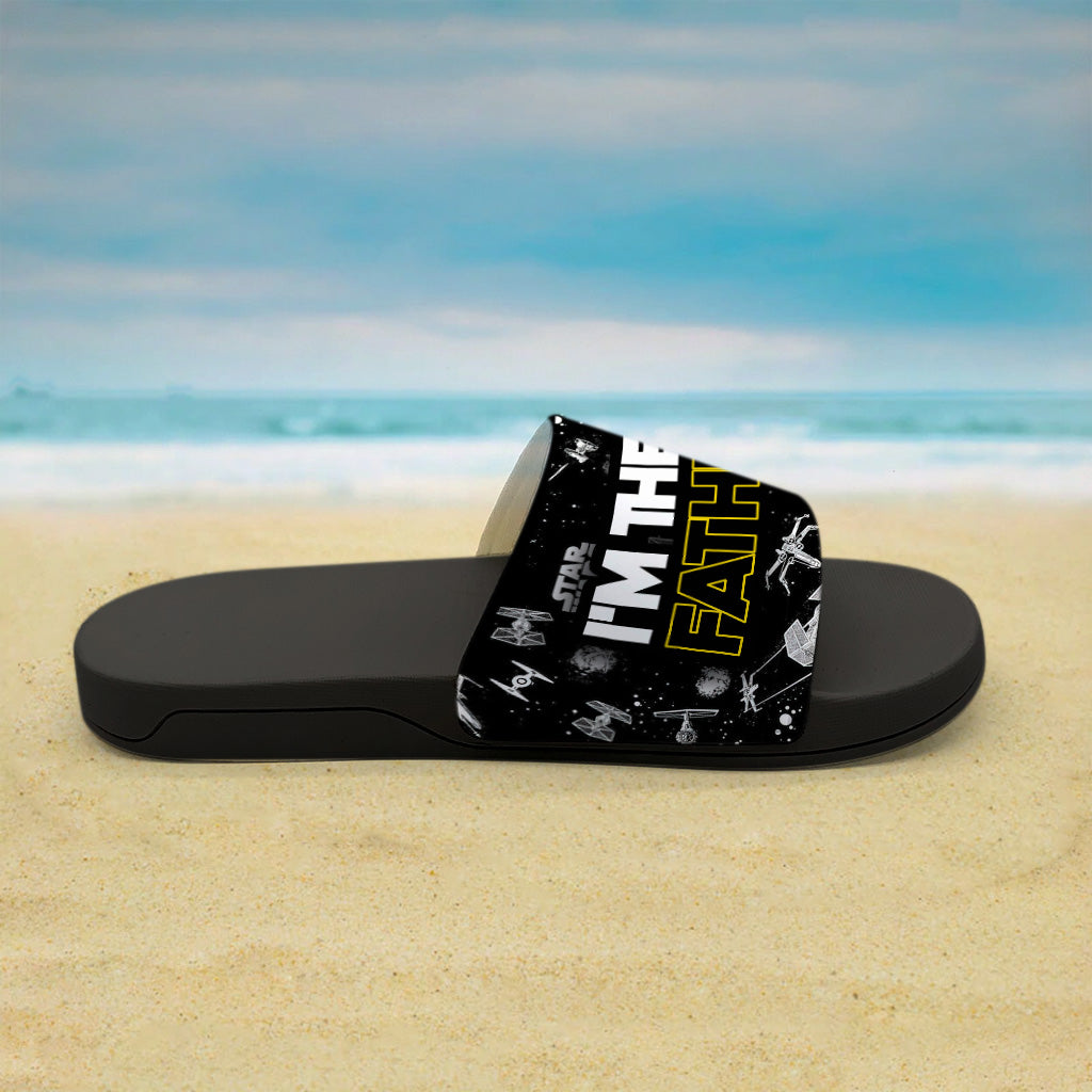 Personalized Slide Sandals Custom Name Gift for Dad