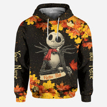 Load image into Gallery viewer, Personalized Fall Hoodie and Leggings Set with Custom Name
