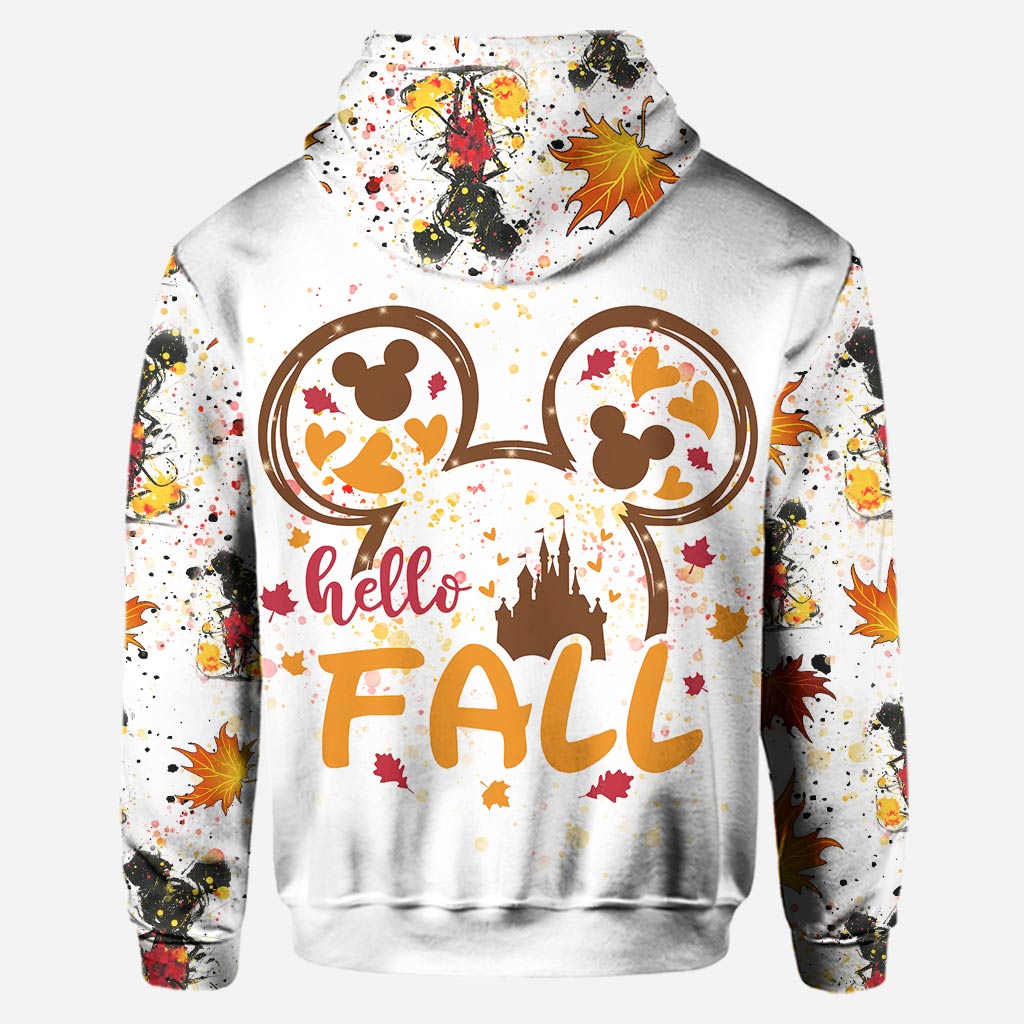 Personalized Fall Mouse Hoodie and Leggings Set for Women