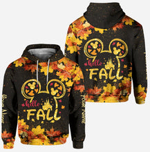Load image into Gallery viewer, Personalized Fall Hoodie and Leggings Set Custom Name Gift
