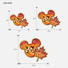 Load image into Gallery viewer, Personalized Mickey Mouse Wood Sign Custom Names Fall Decor
