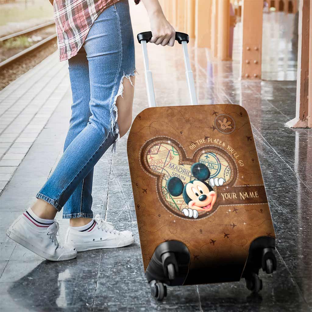 Personalized Travel Luggage Cover Custom Name Gift for Kids