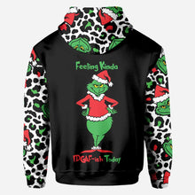 Load image into Gallery viewer, Personalized Grinch All Over Hoodie Custom Name Holiday Gift
