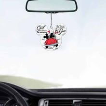 Load image into Gallery viewer, Personalized Couple Car Ornament God Blessed The Broken Road Gift
