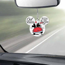 Load image into Gallery viewer, Personalized Couple Car Ornament God Blessed The Broken Road Gift
