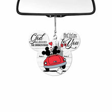 Load image into Gallery viewer, Personalized Couple Car Ornament God Blessed The Broken Road Gift
