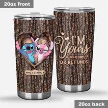 Load image into Gallery viewer, Personalized Ohana Tumbler Custom Name Gift for Couple

