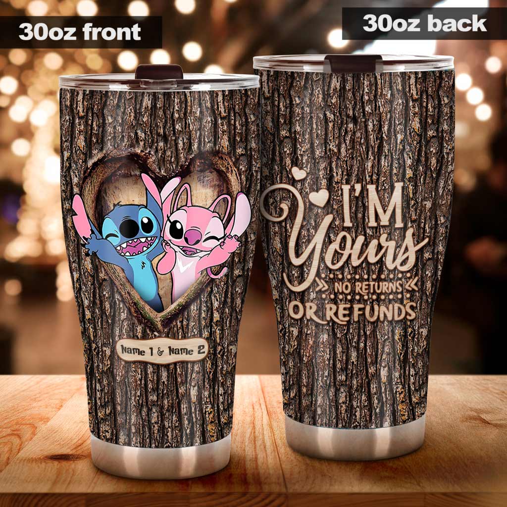 Personalized Ohana Tumbler Custom Name Gift for Couple