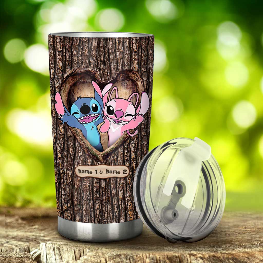 Personalized Ohana Tumbler Custom Name Gift for Couple