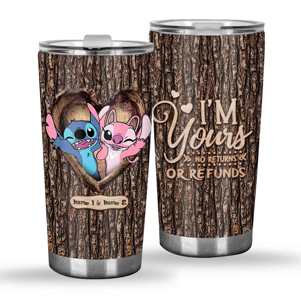 Personalized Ohana Tumbler Custom Name Gift for Couple
