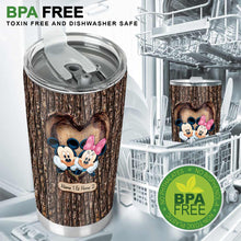 Load image into Gallery viewer, Personalized Mickey Mouse Tumbler Custom Names Gift for Couples

