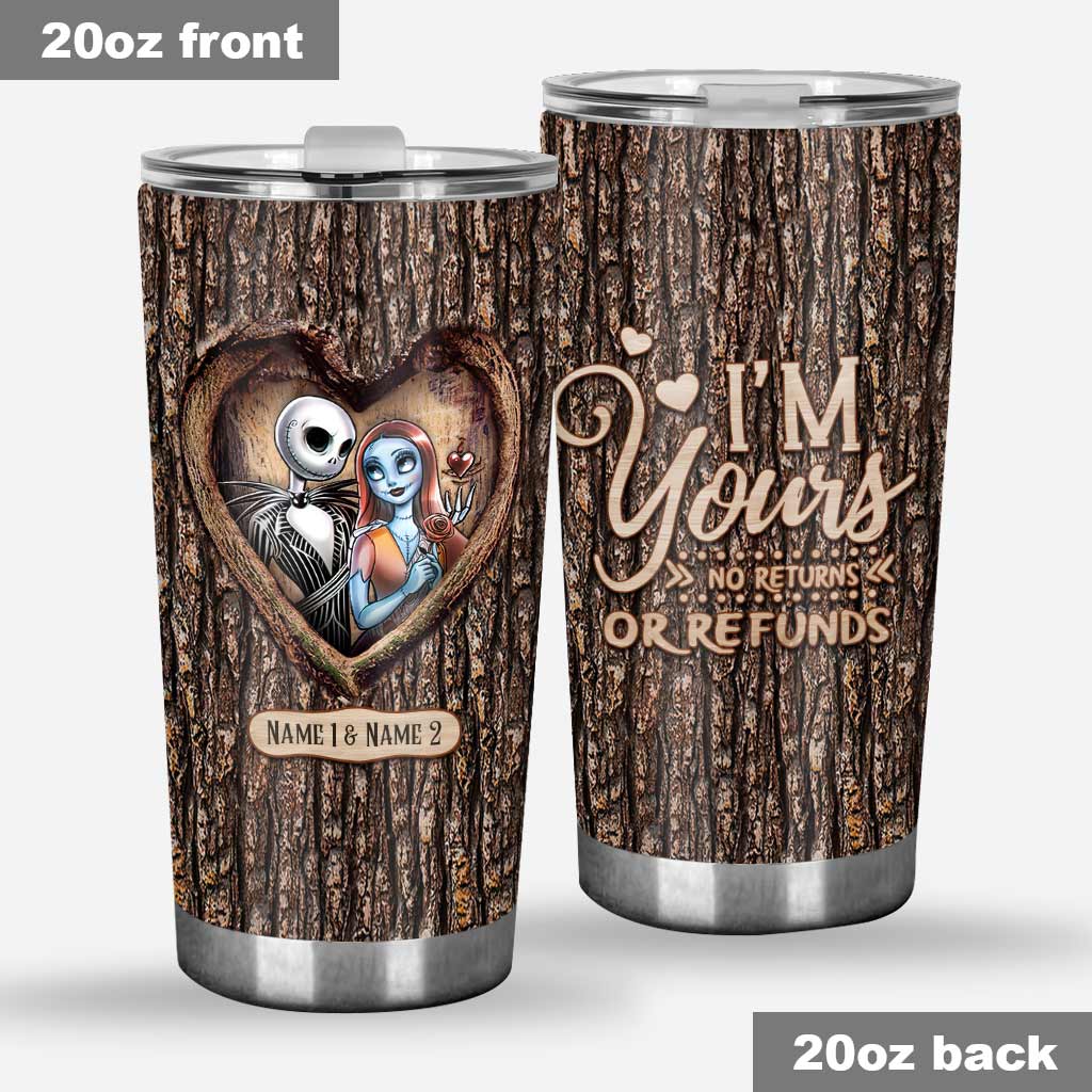 Personalized Gift Tumbler Custom Names I'm Yours Design