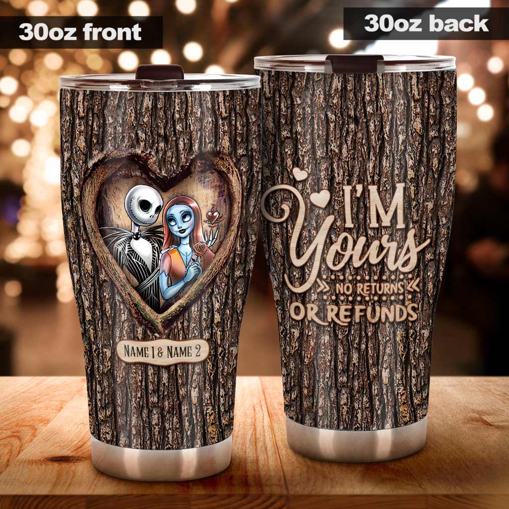 Personalized Gift Tumbler Custom Names I'm Yours Design
