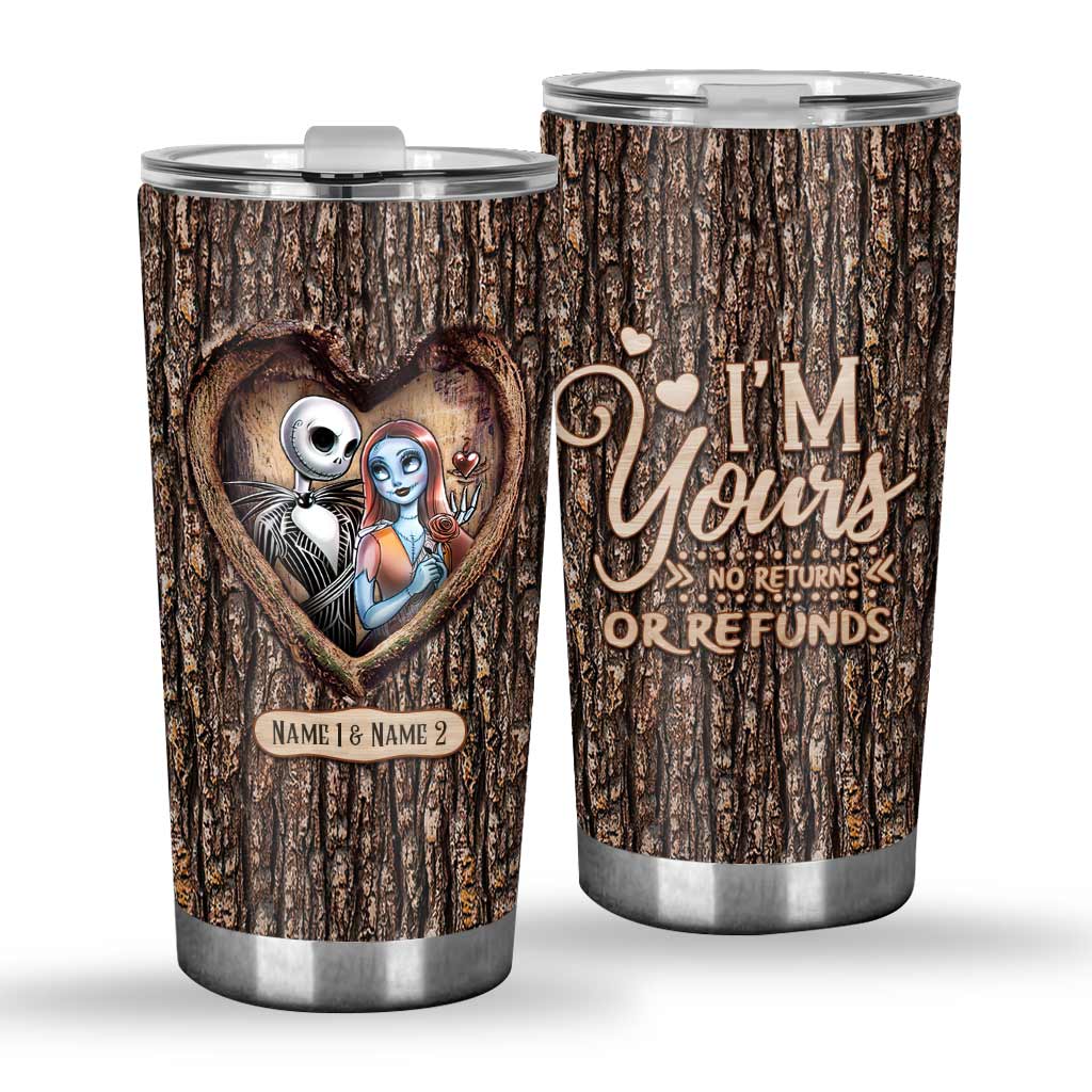 Personalized Gift Tumbler Custom Names I'm Yours Design