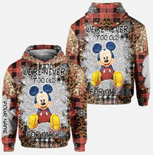Load image into Gallery viewer, Personalized Christmas Mouse Hoodie and Leggings Set for Adults
