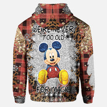 Load image into Gallery viewer, Personalized Christmas Mouse Hoodie and Leggings Set for Adults
