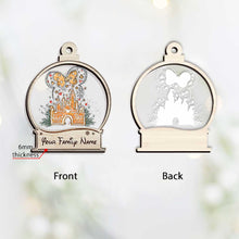 Load image into Gallery viewer, Personalized Christmas Mouse Layers Mix Ornament Gift for Family
