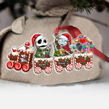 Load image into Gallery viewer, Personalized Nightmare Before Christmas Ornament with Custom Names Gift for Kids
