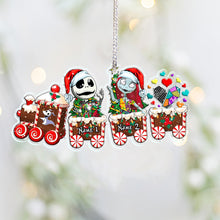 Load image into Gallery viewer, Personalized Nightmare Before Christmas Ornament with Custom Names Gift for Kids
