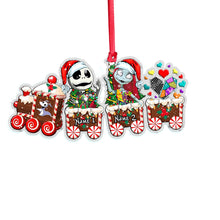 Load image into Gallery viewer, Personalized Nightmare Before Christmas Ornament with Custom Names Gift for Kids
