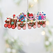 Load image into Gallery viewer, Personalized Ohana Christmas Train Ornament Custom Name Gift
