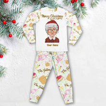 Load image into Gallery viewer, Personalized Christmas Pajamas Set with Custom Name Gift for Her
