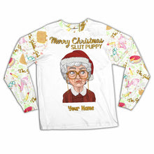 Load image into Gallery viewer, Personalized Christmas Pajamas Set with Custom Name Gift for Her
