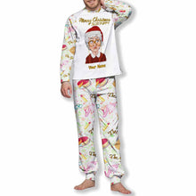 Load image into Gallery viewer, Personalized Christmas Pajamas Set with Custom Name Gift for Her
