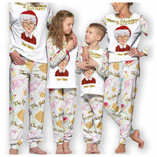 Load image into Gallery viewer, Personalized Christmas Pajamas Set with Custom Name Gift for Her
