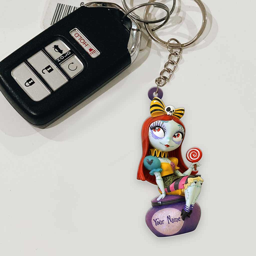 Personalized Nightmare Keychain Custom Name Gift for Her